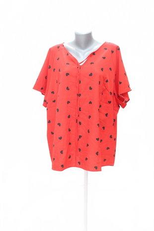 Damen -T-ShirtGenesisohne Aufdruck,farbegemustert,größe4XL