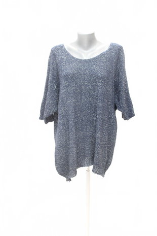 Damen -T-ShirtGenesisohne Aufdruck,farbeblau,größeXL