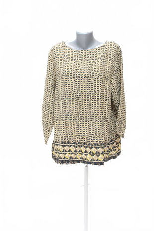 Damen -T-ShirtC&Aohne Aufdruck,farbegemustert,größe48