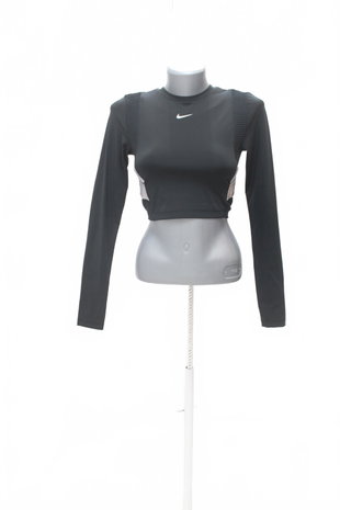 Damen -T-ShirtNikemit Aufdruck,farbeschwarz,größeXS