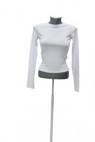 Damen -T-ShirtZaraohne Aufdruck,farbeweiss,größeM