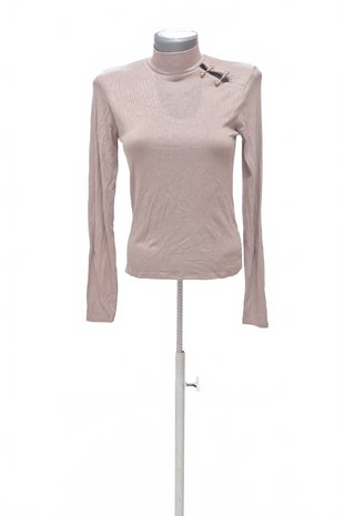 Damen -T-ShirtAmisuohne Aufdruck,farbebraun,größeM