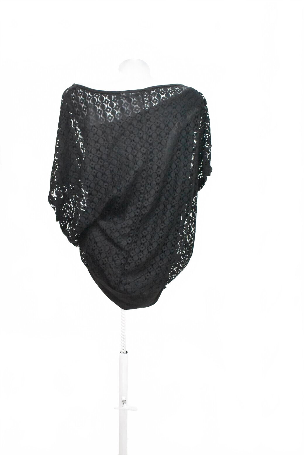 Damen -T-ShirtSheinohne Aufdruck,farbeschwarz,größe2XL