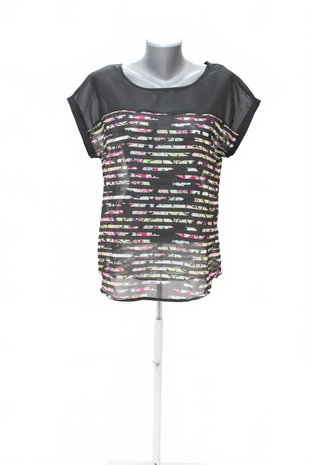 Damen -T-ShirtGinaohne Aufdruck,farbegemustert,größe38