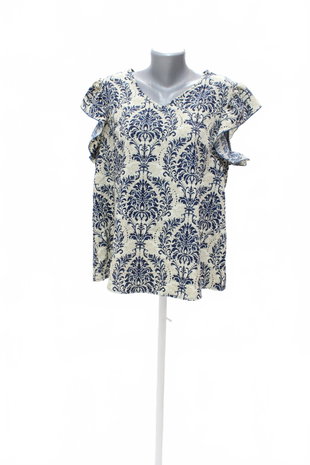 Damen -T-ShirtSheinohne Aufdruck,farbegemustert,größeXL