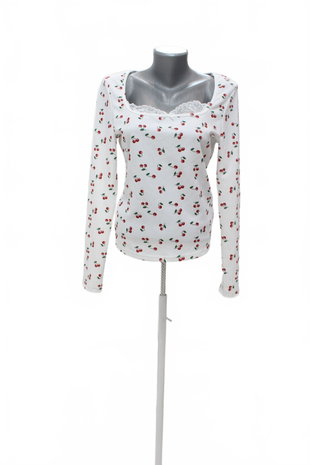 Damen -T-ShirtSheinohne Aufdruck,farbegemustert,größeXL