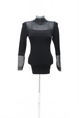 Damen -T-ShirtGenesisohne Aufdruck,farbeschwarz,größeS