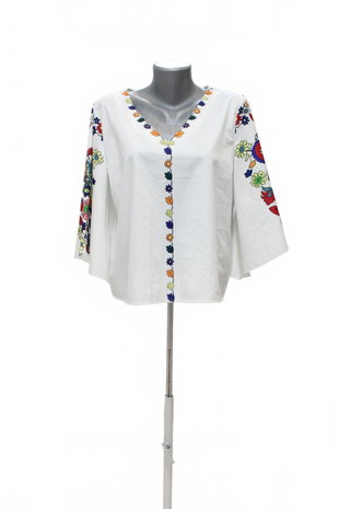 Damen -T-ShirtSheinohne Aufdruck,farbegemustert,größeL