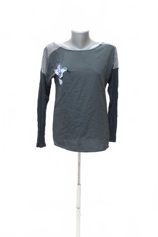 Damen -T-ShirtOrsayohne Aufdruck,farbeblau,größeS