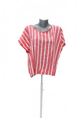 Damen -T-ShirtGenesisohne Aufdruck,farbegestreift,größeL