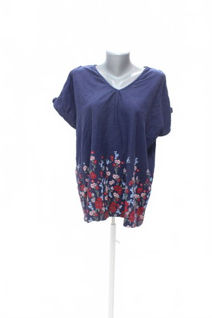 Damen -T-ShirtCellbesohne Aufdruck,farbegemustert,größe46