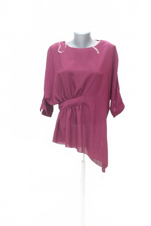 Damen -T-ShirtGenesisohne Aufdruck,farbebordo,größe36