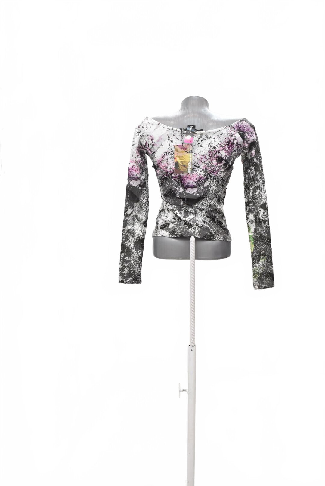 Damen -T-ShirtDesigualohne Aufdruck,farbegemustert,größeS