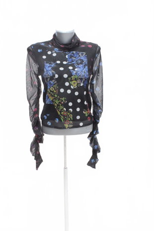 Damen -T-ShirtDesigualohne Aufdruck,farbegemustert,größeM