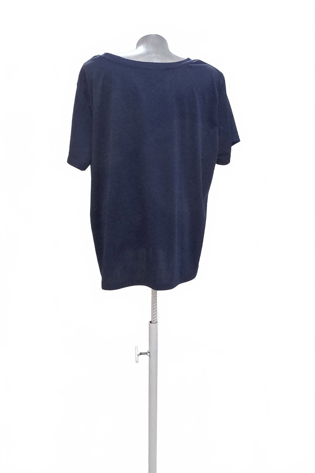 Damen -T-ShirtSheinmit Aufdruck,farbeblau,größe2XL