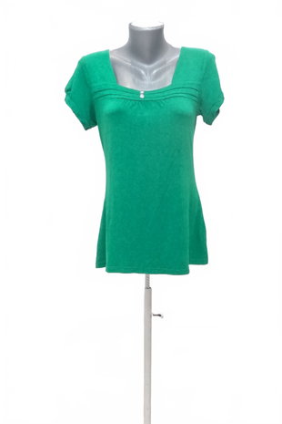 Damen -T-ShirtGenesisohne Aufdruck,farbegrün,größe2XL