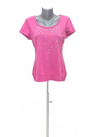 Damen -T-ShirtGenesisohne Aufdruck,farbeviolett,größe2XL