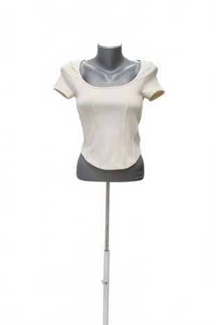 Damen -T-ShirtDividedohne Aufdruck,farbebeige,größeS