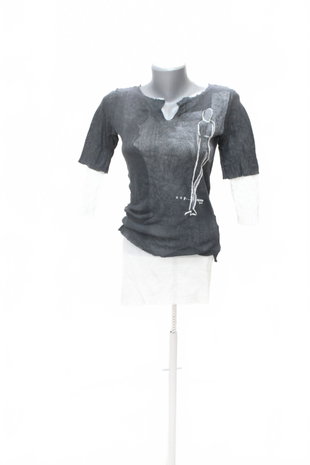 Damen -T-ShirtGenesismit Aufdruck,farbemehrfarbig,größeS