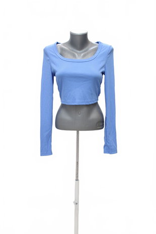 Damen -T-ShirtSheinohne Aufdruck,farbeblau,größe36