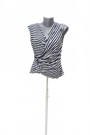 Damen -T-ShirtGenesisohne Aufdruck,farbegestreift,größeM