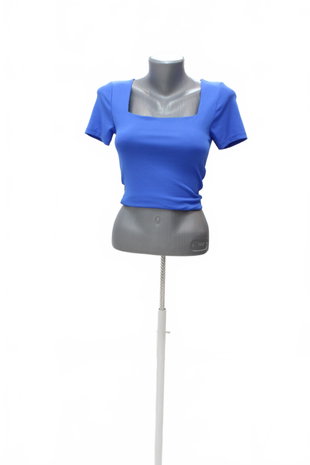 Damen -T-ShirtAmisuohne Aufdruck,farbeblau,größeM
