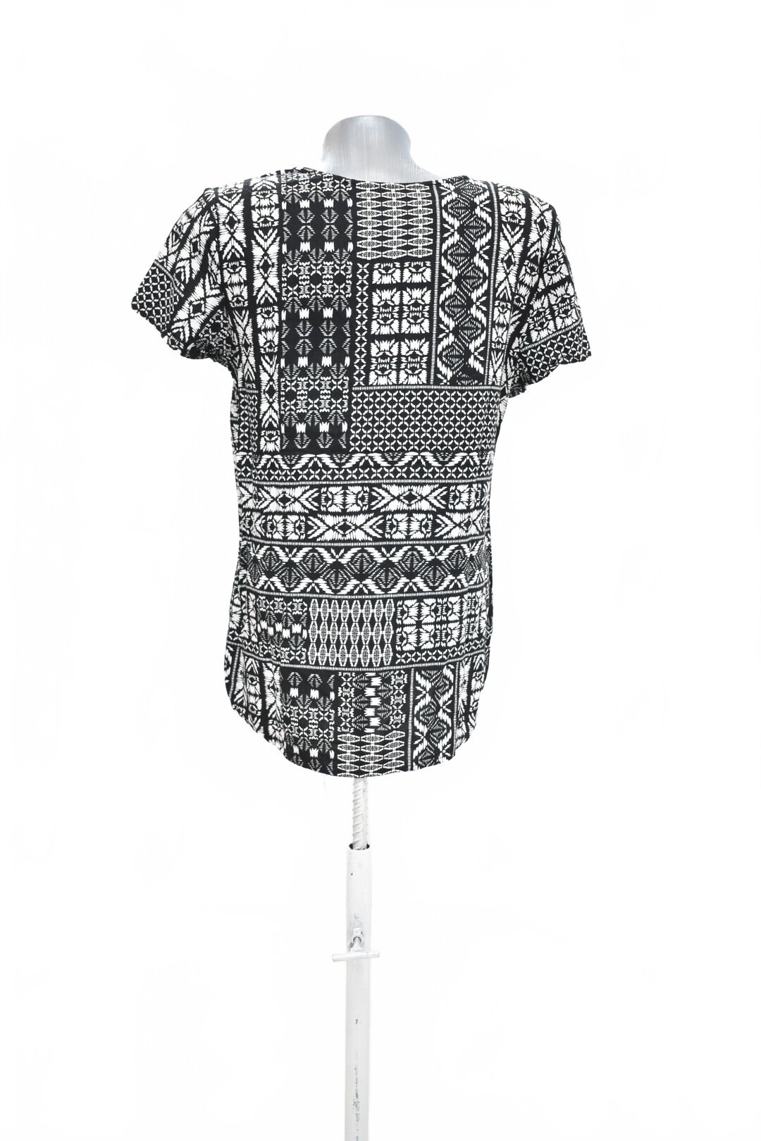 Damen -T-ShirtPapayaohne Aufdruck,farbegemustert,größe38