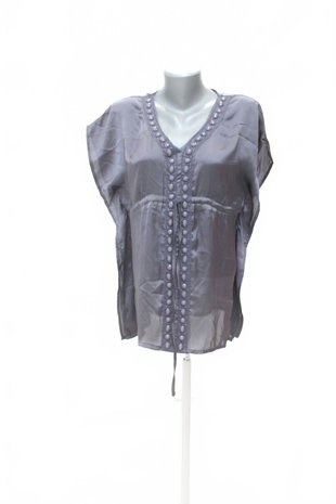 Damen -T-ShirtGenesisohne Aufdruck,farbegrau,größeL