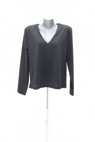Damen -T-ShirtC&Aohne Aufdruck,farbeschwarz,größeXL