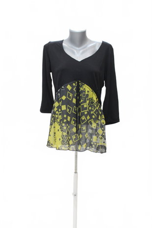Damen -T-ShirtGenesisohne Aufdruck,farbemehrfarbig,größe44