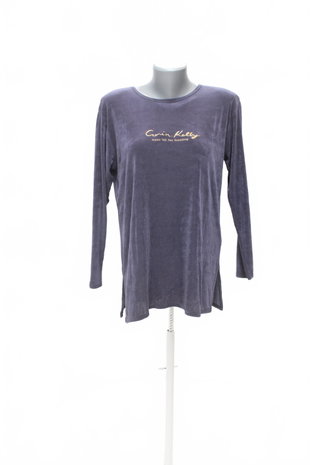 Damen -T-ShirtGenesismit Aufdruck,farbeviolett,größeL