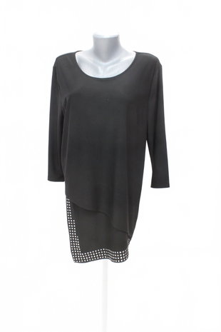 Damen -T-ShirtGenesisohne Aufdruck,farbeschwarz,größeM