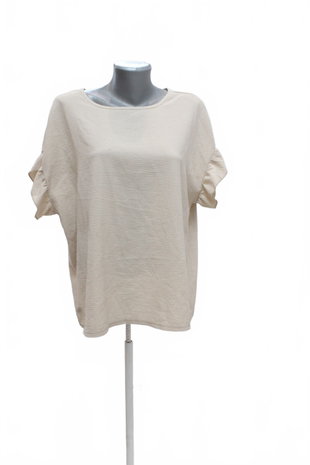 Damen -T-ShirtGenesisohne Aufdruck,farbebeige,größeL
