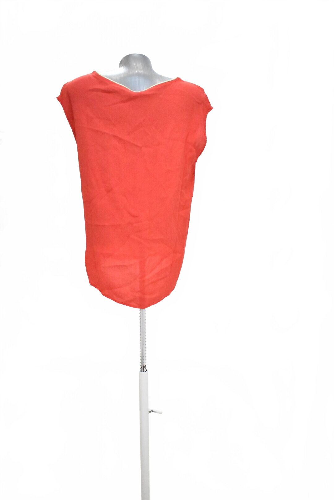 Damen -T-ShirtCamaieuohne Aufdruck,farberot,größeM