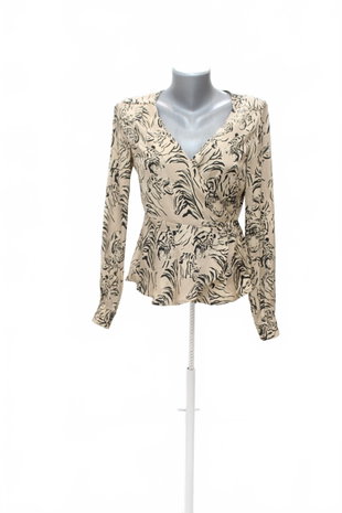 Damen -T-ShirtVero Modaohne Aufdruck,farbeanimal-print,größeXS