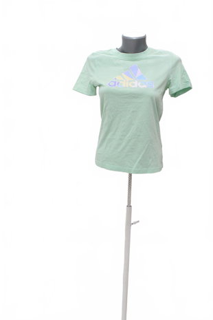 Damen -T-ShirtAdidasmit Aufdruck,farbegrün,größe38