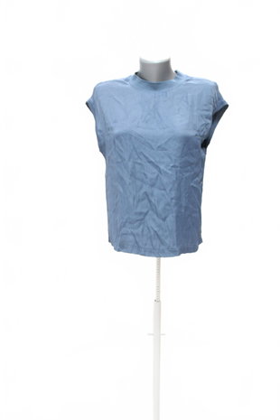 Damen -T-ShirtC&Aohne Aufdruck,farbeblau,größeS