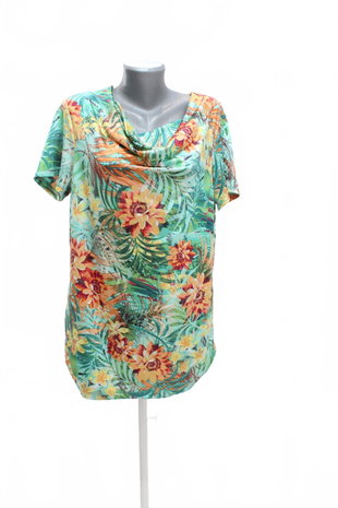 Damen -T-ShirtGerry Weberohne Aufdruck,farbegeblümt,größe44