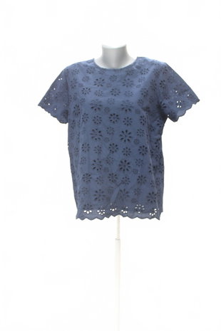 Damen -T-ShirtTchiboohne Aufdruck,farbeblau,größe42