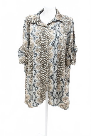 Damen bluse : Brand,Farbeanimal-print,größe: size
