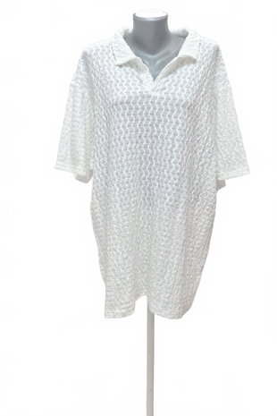 Damen -T-ShirtGenesisohne Aufdruck,farbeweiss,größe3XL