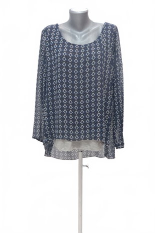 Damen -T-ShirtGenesisohne Aufdruck,farbegemustert,größe48