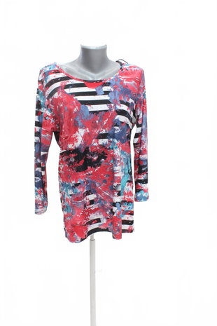 Damen -T-ShirtGenesisohne Aufdruck,farbegemustert,größe42