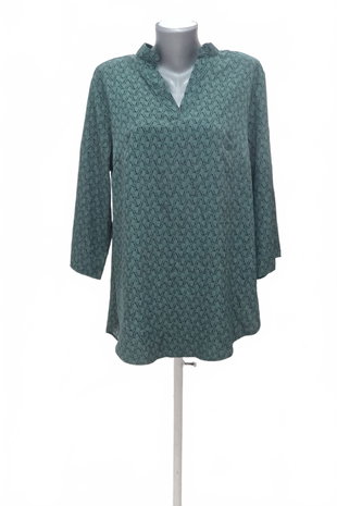 Damen -T-ShirtSheinohne Aufdruck,farbegemustert,größeXL