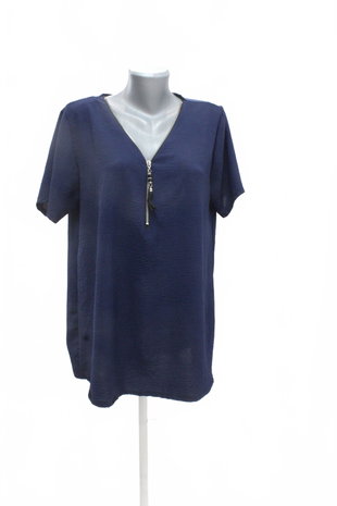 Damen -T-ShirtGenesisohne Aufdruck,farbeblau,größeL