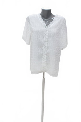 Damen -T-ShirtGenesisohne Aufdruck,farbeweiss,größeM