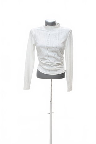 Damen -T-ShirtSheinohne Aufdruck,farbeweiss,größe38