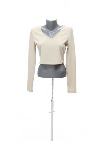 Damen -T-ShirtSheinohne Aufdruck,farbebeige,größe40