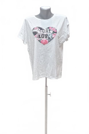 Damen -T-ShirtTerranovamit Aufdruck,farbeweiss,größeL