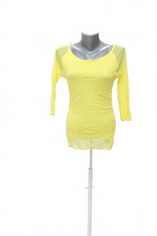 Damen -T-ShirtGenesisohne Aufdruck,farbegelb,größeXS